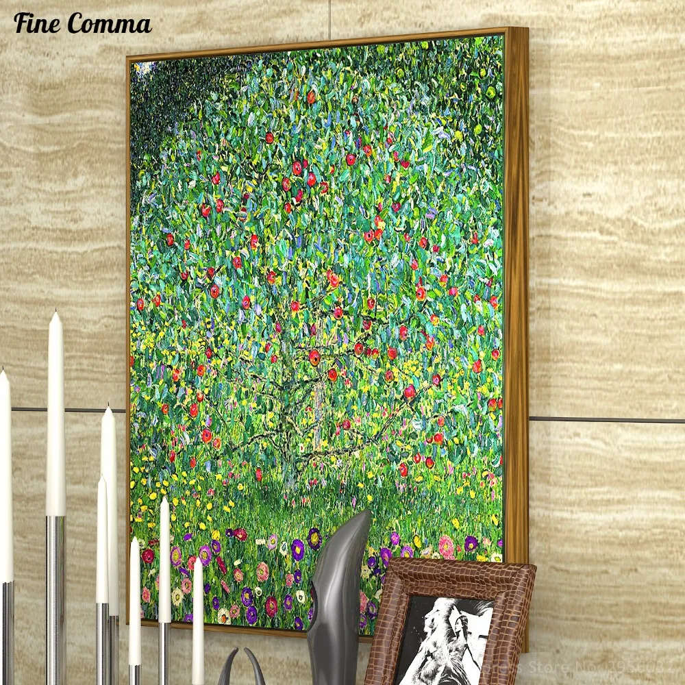 Apple Tree Gustav Klimt Ручная роспись Картина маслом Воспроизведение жикле печать копия