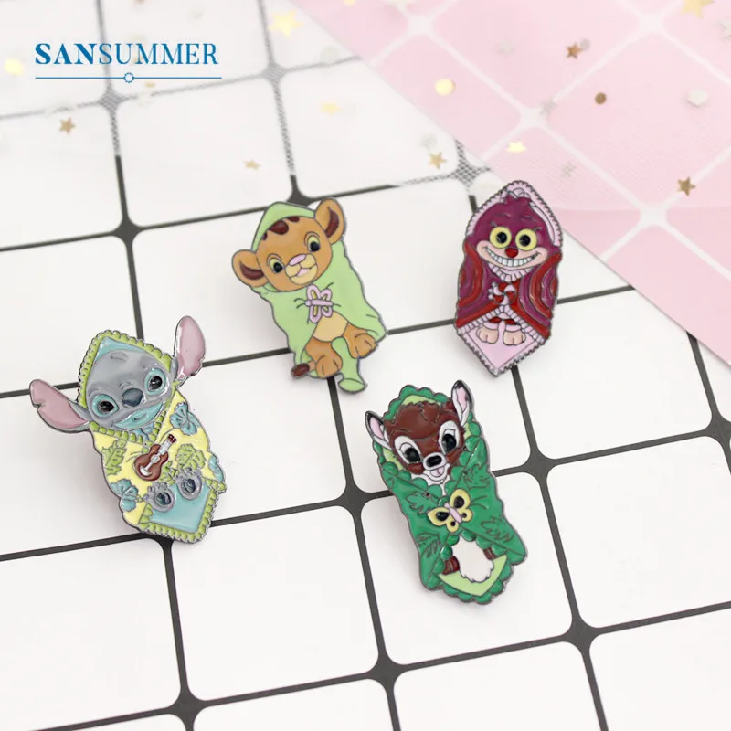 SANSUMMER Broches Женская Модная бижутерия Женские аксессуары броши мультяшный милый