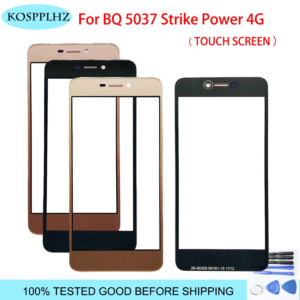 Переднее внешнее стекло для Bq 5037 strike power 4G сенсорный экран Замена объектива