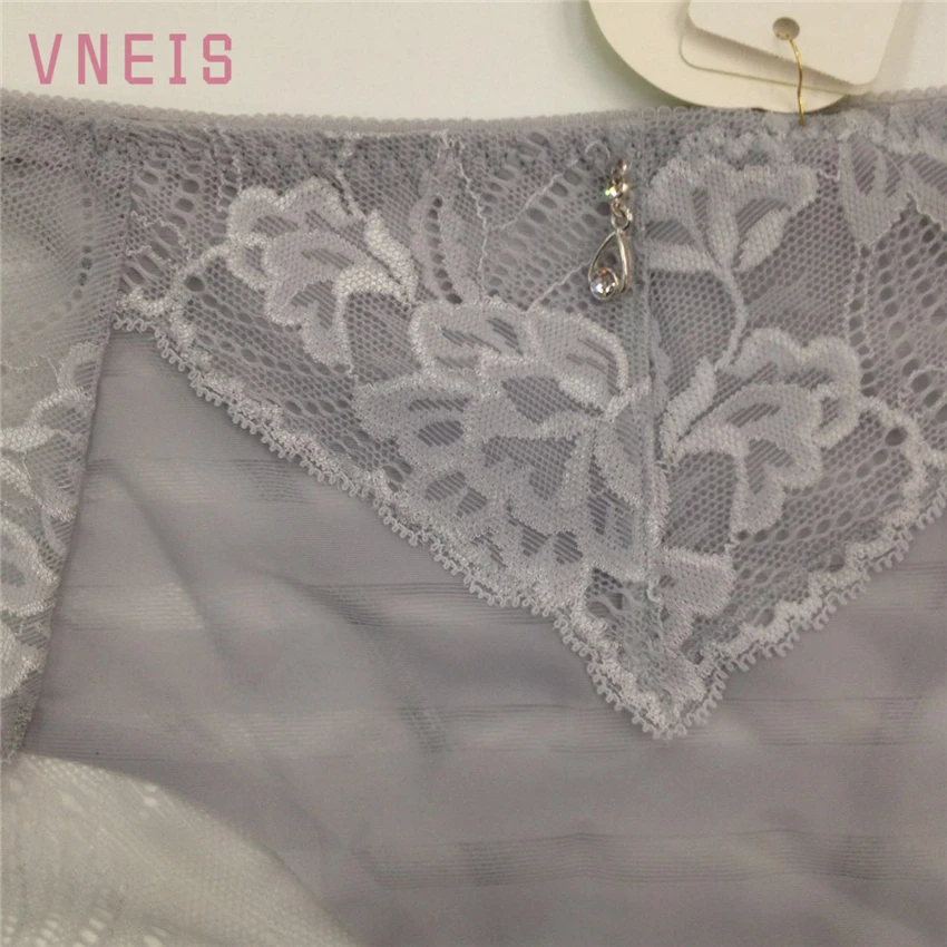 Vneis женщин underwear трусы сексуальные женские трусики полностью прозрачные кружева