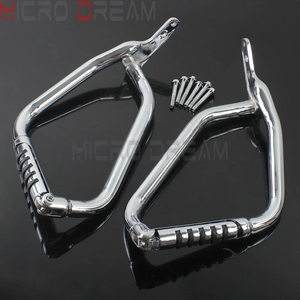 1 пара хромированные бамперы для мотоцикла Honda VTX1300 VTX 1300 C R S T 2002 2006 2007 2008 2009|Бамперы