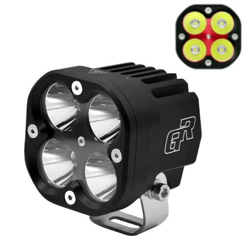 C 10 шт 40 W U3 светодиодный мотоциклетные 4200LM Универсальный мотоциклов лампы фар высокого качества светодиодный вождения туман пятно головного света - Цвет: C