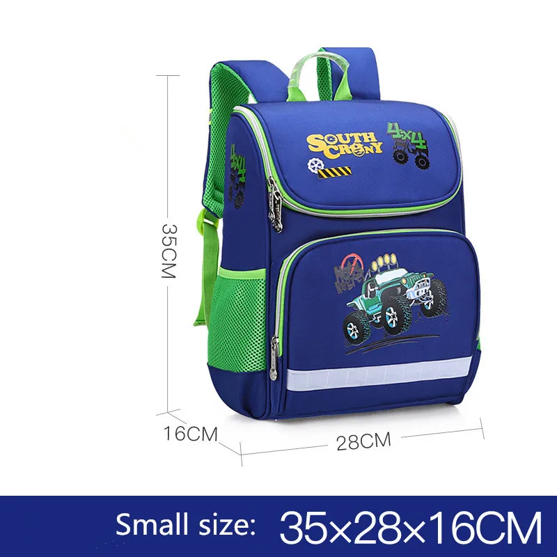 small royal blue Детские школьные сумки, ортопедический рюкзак для девочек и мальчиков, водонепроницаемые Рюкзаки, сумка для книг, рюкзак для малышей, Mochila escolar, 3 размера - Цвет: small royal blue