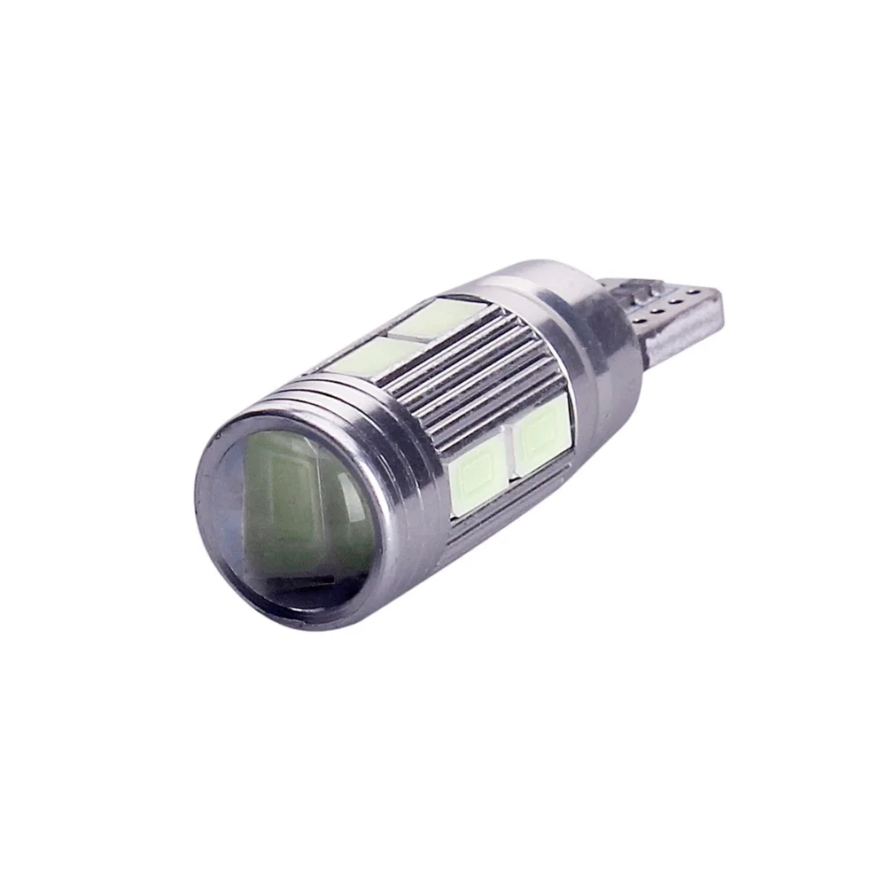 10 шт. Белый Синий T10 194 10SMD 5630 5730 СВЕТОДИОДНЫЙ Автомобильный светильник Canbus W5W лампы