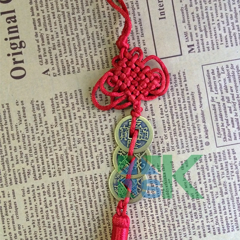 10 шт. китайские антикварные монеты фэн-шуй на удачу для украшения автомобиля | Дом