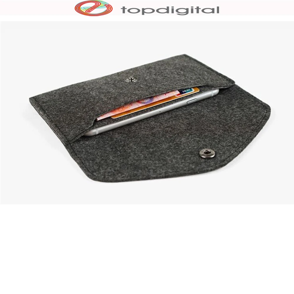 Felidio Wool Felt Wallet Phone Pouch for iPhone 7 8 Soft Case Plus 6 6s Protective Cover Bag 4-5.5inch | Мобильные телефоны и
