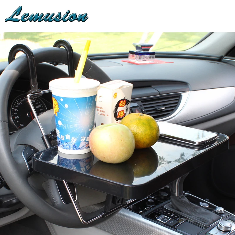 Car-styling 1X Car Multifunctional computer stand Accesories Tray with drawer For Chevrolet cruze aveo Hyundai i30 i20 Mazda 3 6 |