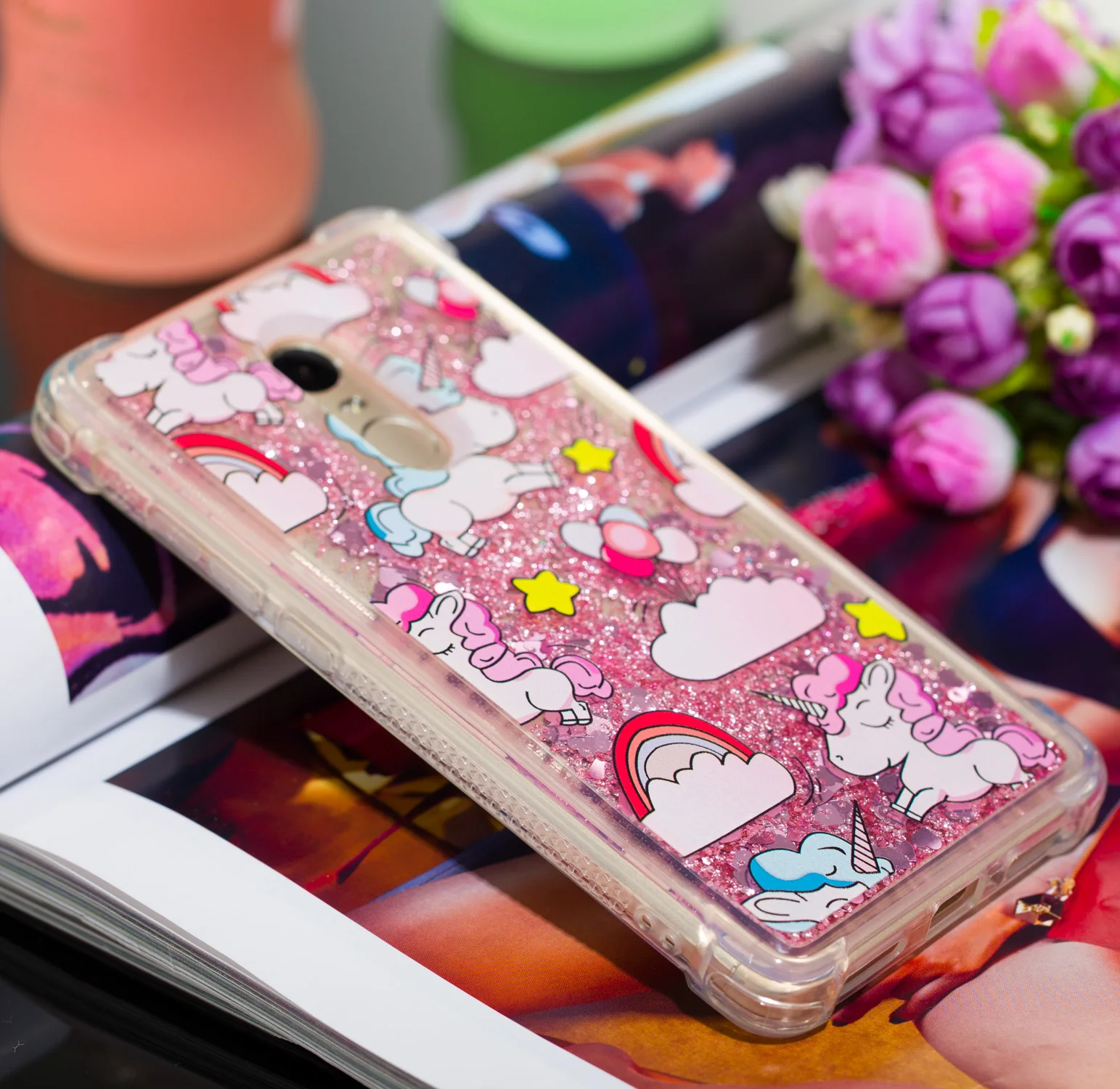 Силиконовый чехол для Xiaomi Redmi Note 4 Note 4 Pro Чехол для телефона для Xiomi Redmi Note 4X Note 4 глобальная версия жидкий зыбучий песок