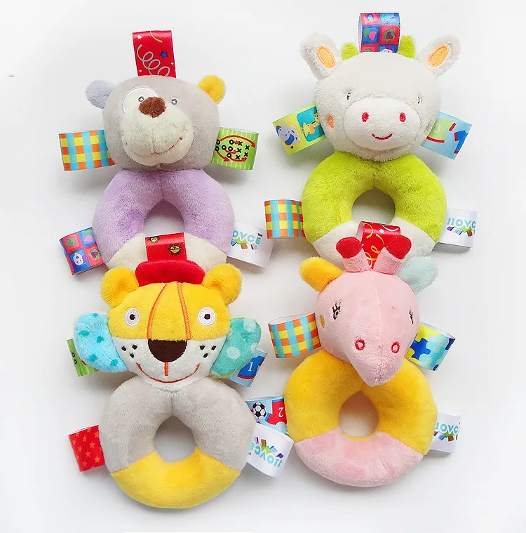 2017 Детская плюшевая погремушка игрушки для новорожденных мальчиков и девочек