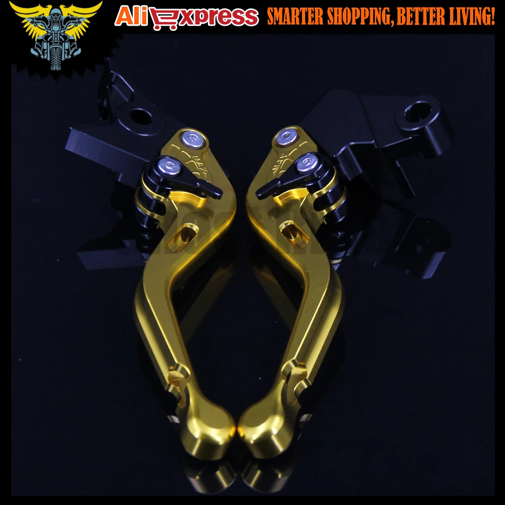 8 цветов алюминиевые регулируемые короткие мотоциклетные рычаги тормоза Триумф