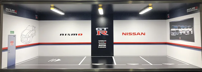 1:18 имитационная модель автомобиля из сплава, модель подземного гаража, автостоянка, модель сцены, игрушка, Пылезащитная витрина