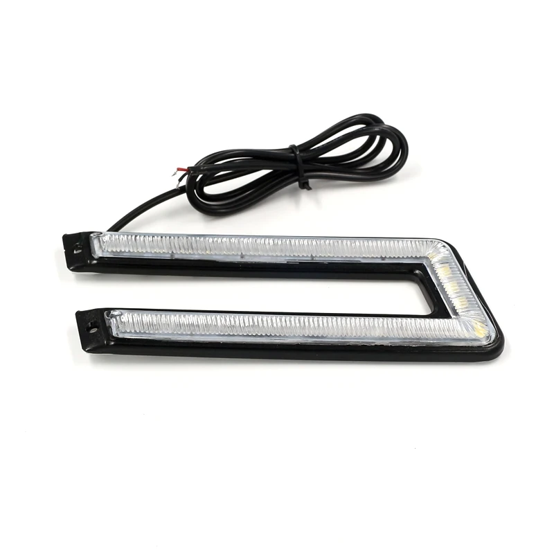 Yituancar 2 шт./компл. светодиодный DRL Дневной ходовой светильник 120SMD сапфировый флип