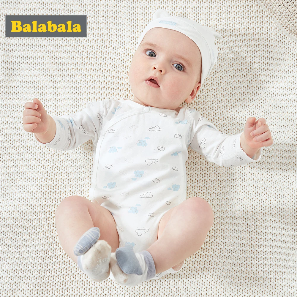 Одежда для малышей BalabalaNewborn детские комбинезоны пижамы боди тонкий хлопковый