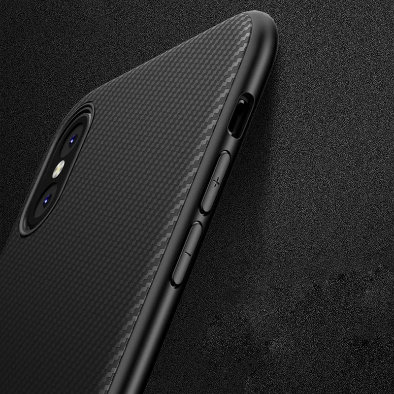 Роскошный силиконовый чехол для телефона Huawei P20 Lite Pro из углеродного волокна