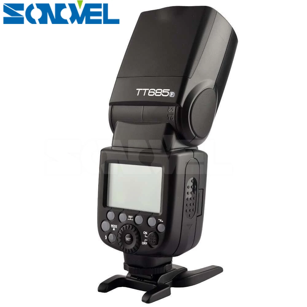 GODOX TT685F 2 4G HSS Беспроводной TTL GN60 стробоскопическая вспышка Speedlite + X1T F триггерный