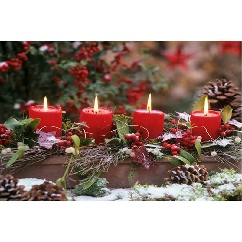 

Сделай Сам Алмазная Картина Пейзаж горный хрусталь приклеенная крестиком квадратная Алмазная вышивка свеча ручная работа ремесла живопис...