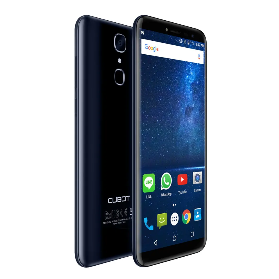 Cubot x18 вызова телефон 3 ГБ Оперативная память 32 Встроенная 3200 мАч mtk6737t 1.5 ГГц 4 ядра