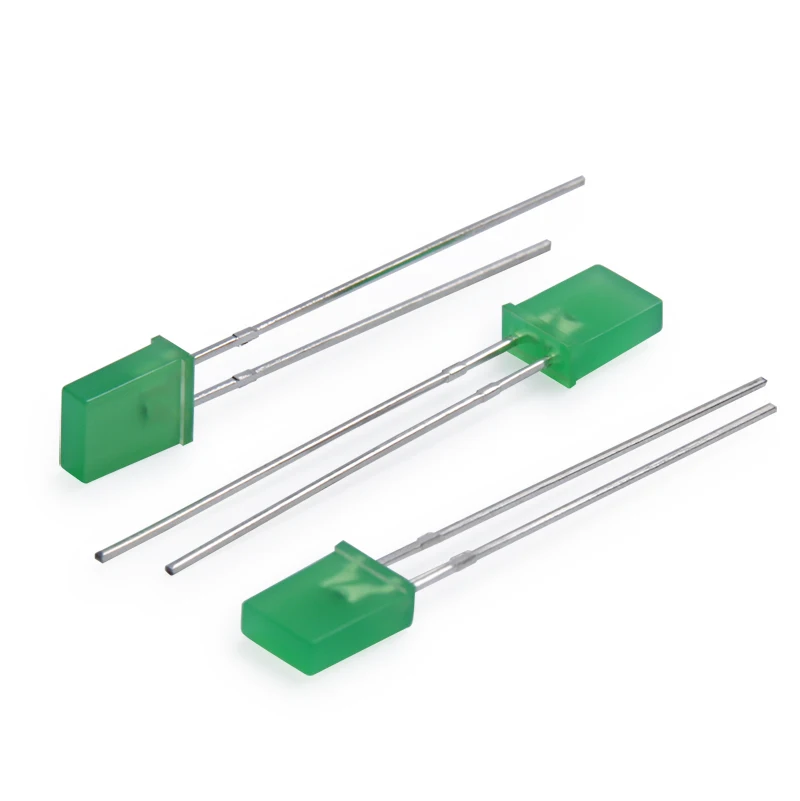 2*5*7 квадратные зеленые поворотные светодиоды излучающие свет выделяют длинные