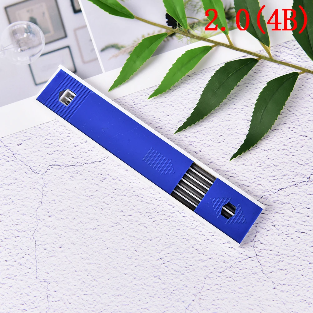 24B 1 Pack 6Pieces HB B 2B 3B 4B 5B H 2H 3H Black Lead Refill Red Blue Lead Refills Color Mines - Цвет графита: 24B