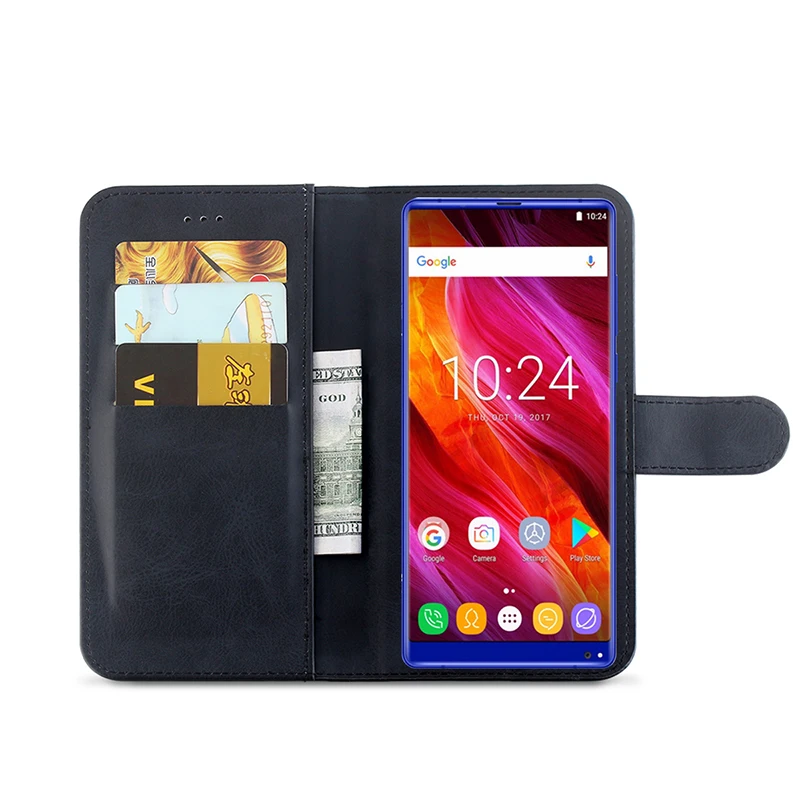 Ocolor для Oukitel K8000 откидной кожаный чехол с бумажником карт флип бизнес Чехол