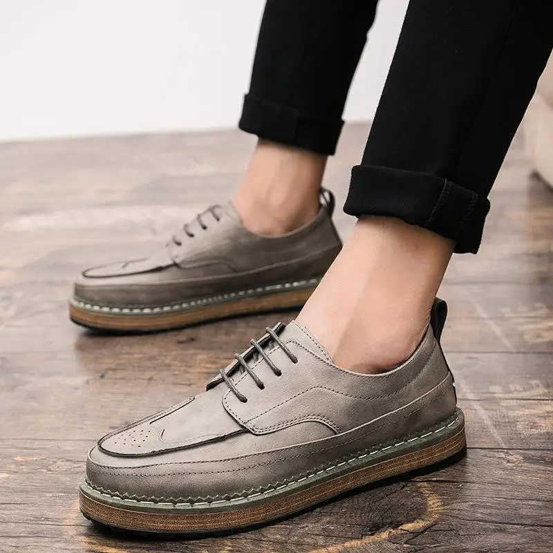 2017 г. Новая Осенняя мужская обувь для отдыха и комфорта | Обувь