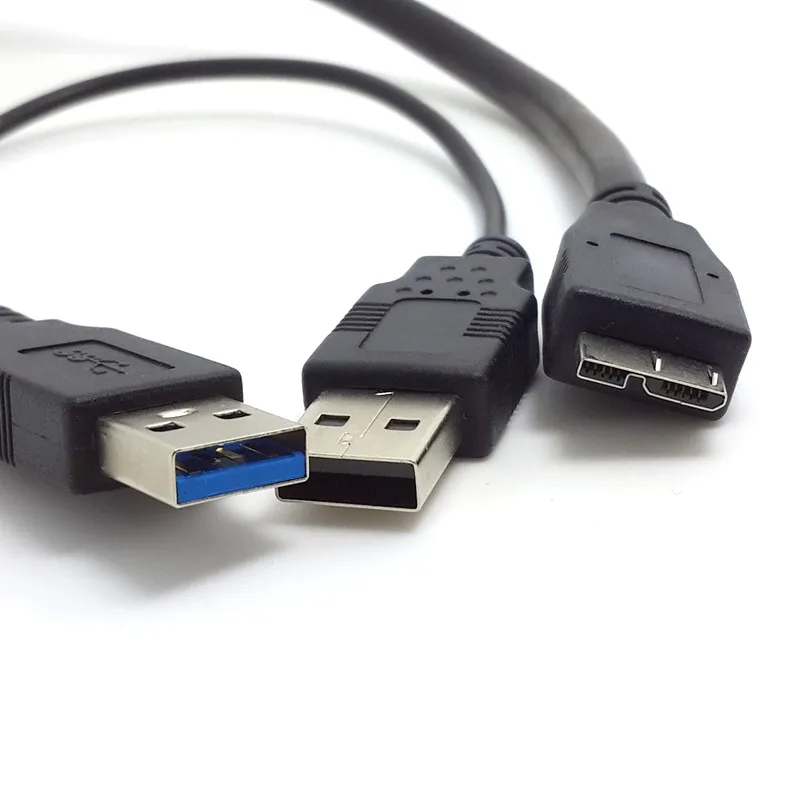 5 Гбит/Micro-B USB 3 0 внешний жесткий диск кабель с Питание для WD Passport Seagate samsung M3 Toshiba SONY