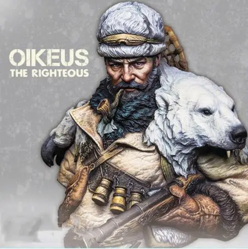 

New Unassembled 1/10 Righteour man soldier winter bust Resin Kit DIY Toys Unpainted resin model