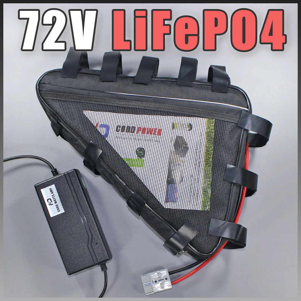 72V Triangle LiFePO4 Battery Pack For Electric Scooter Ebike battery Long Cycle life | Спорт и развлечения
