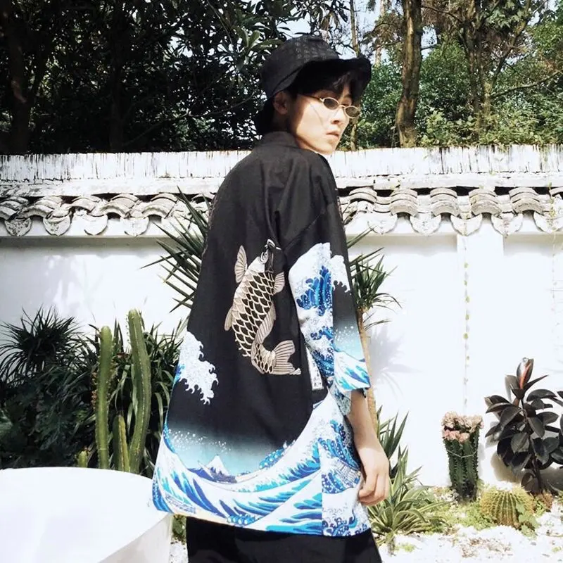 Традиционные японские кимоно для мужчин юката пижамы Традиционная японская