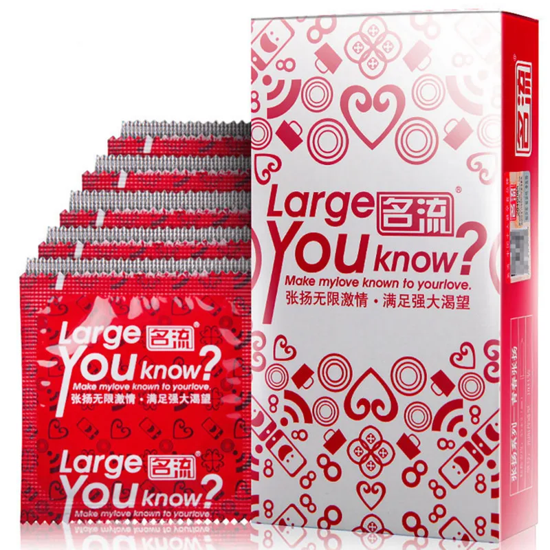 Секс Продукты 20 шт большой презерватив натуральный латекс кондомы со смазкой