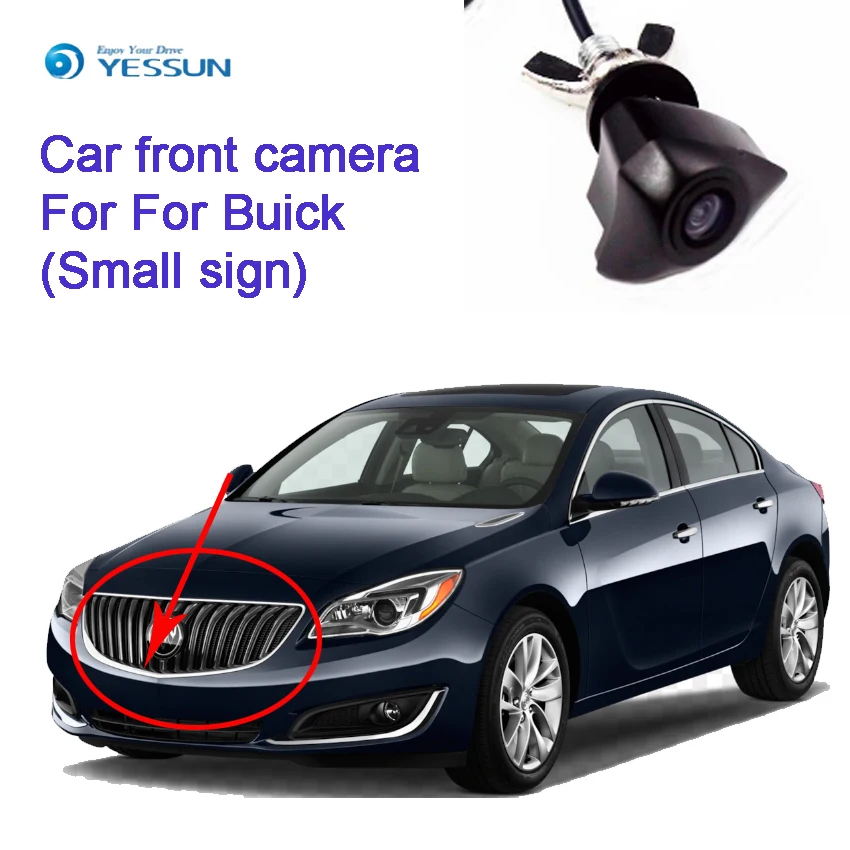 YESSUN Автомобильная Камера Переднего Вида общего назначения для Buick (маленький