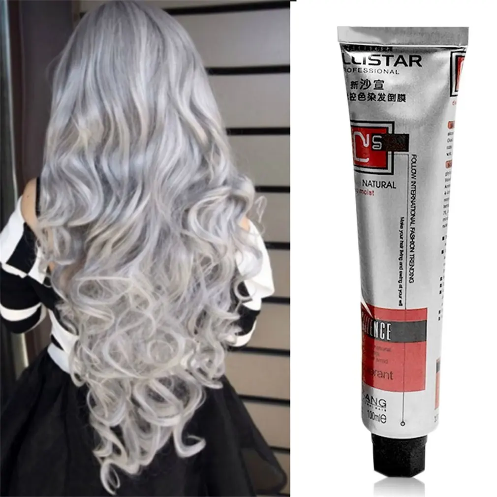 Новый Модный женский крем краска для волос 100 мл Перманентный светильник в стиле