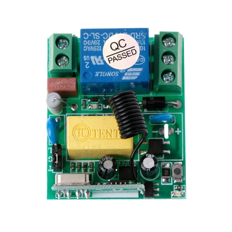 Переменный ток 220V 10A 1CH RF 433MHz беспроводной пульт дистанционного управления