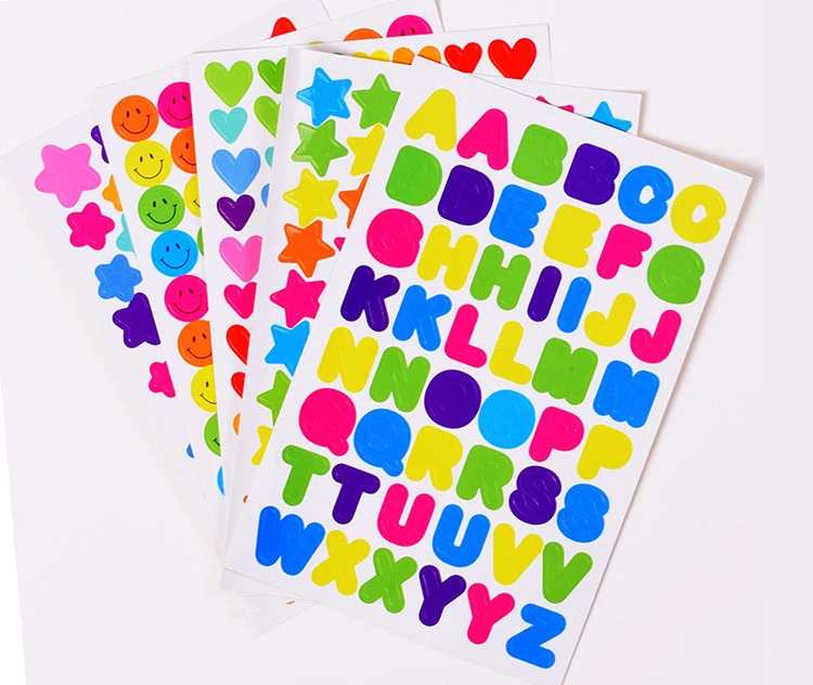 Дневник ежедневник 6 цветов радуга сердце звезда украшение журнал альбом для