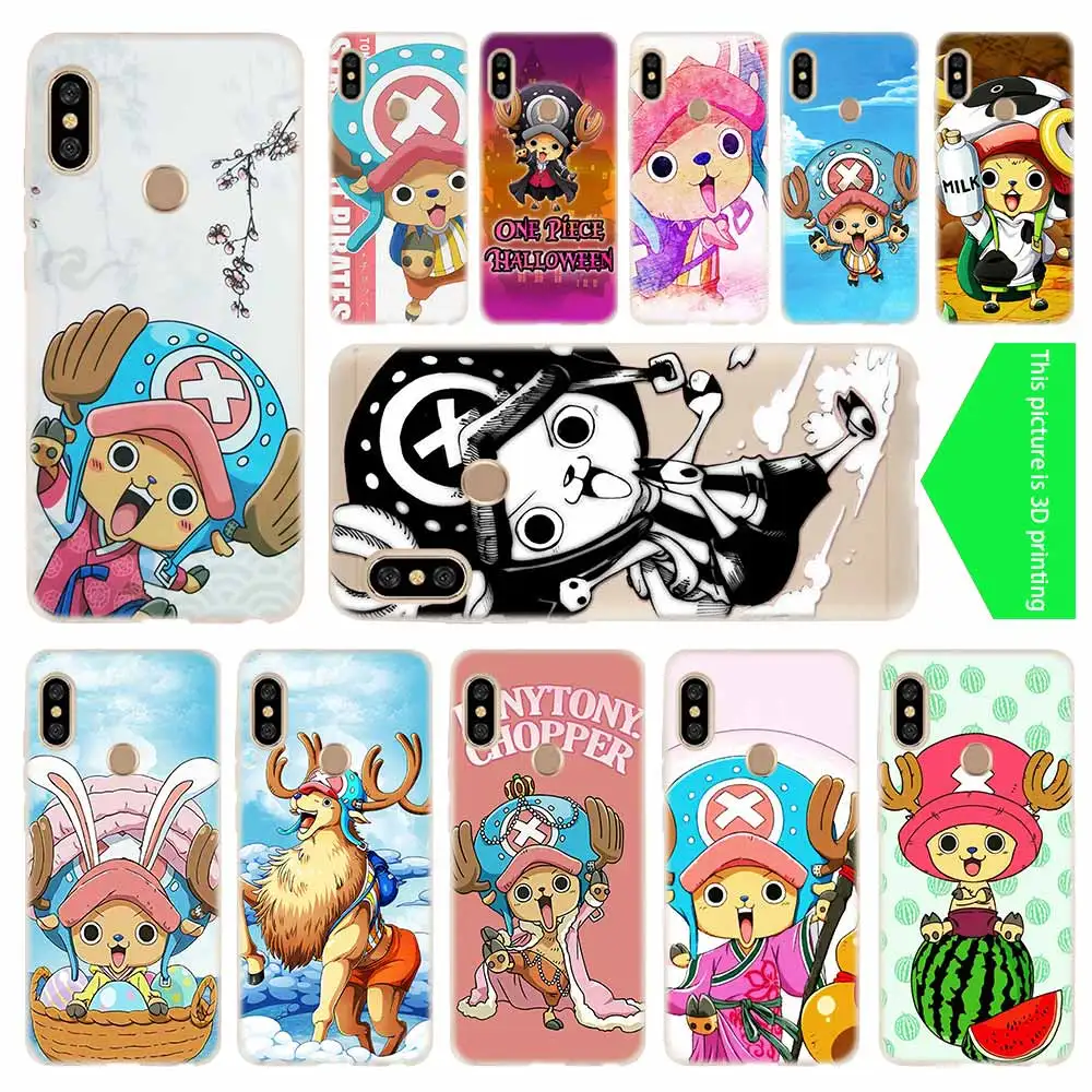 Силиконовый прозрачный чехол Tony Chopper для Xiaomi Redmi 9A 8A 7A 6A 9AT Note 9 8 7 6 5 Pro 8T 9S мягкие