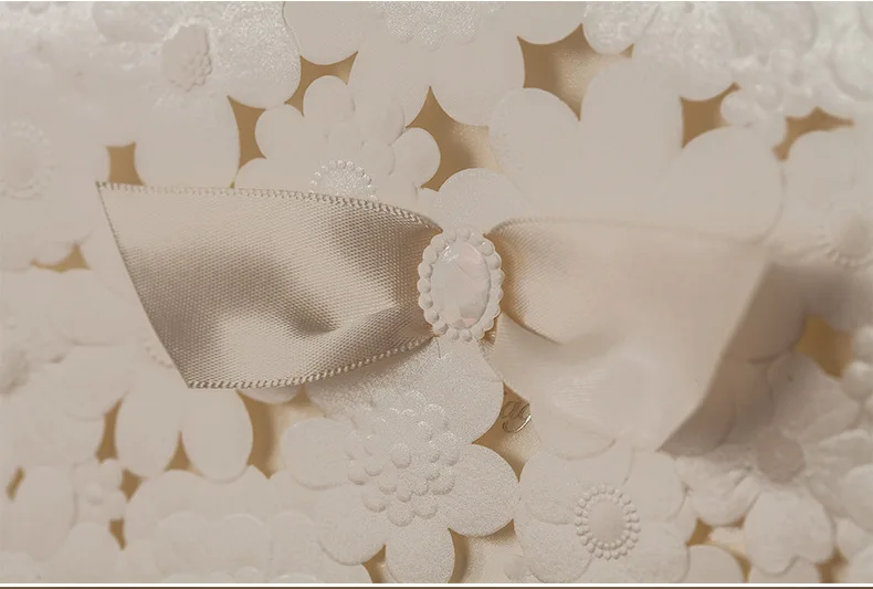 Персонализированные Великолепная Флора Дизайн Свадебные Приглашения цвет