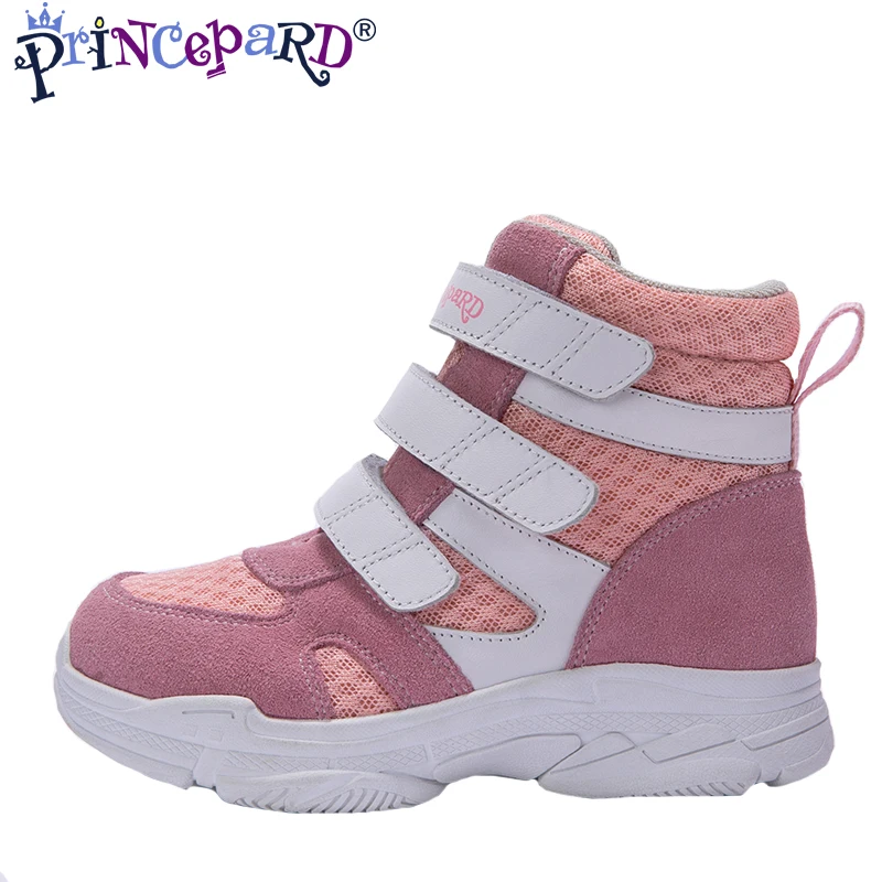Princepard Весенняя ортопедическая обувь для детей Розовая спортивная сетчатая