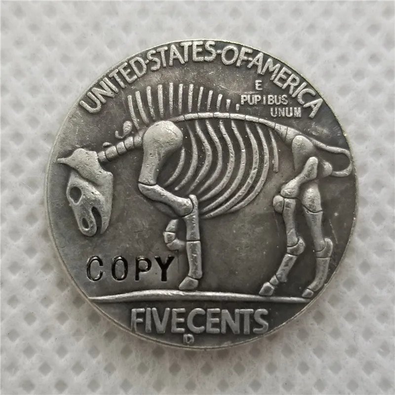 Hobo Nickel Coin_Type #39_1916-D BUFFALO NICKEL COIN COPY FREE SHIPPING | Дом и сад