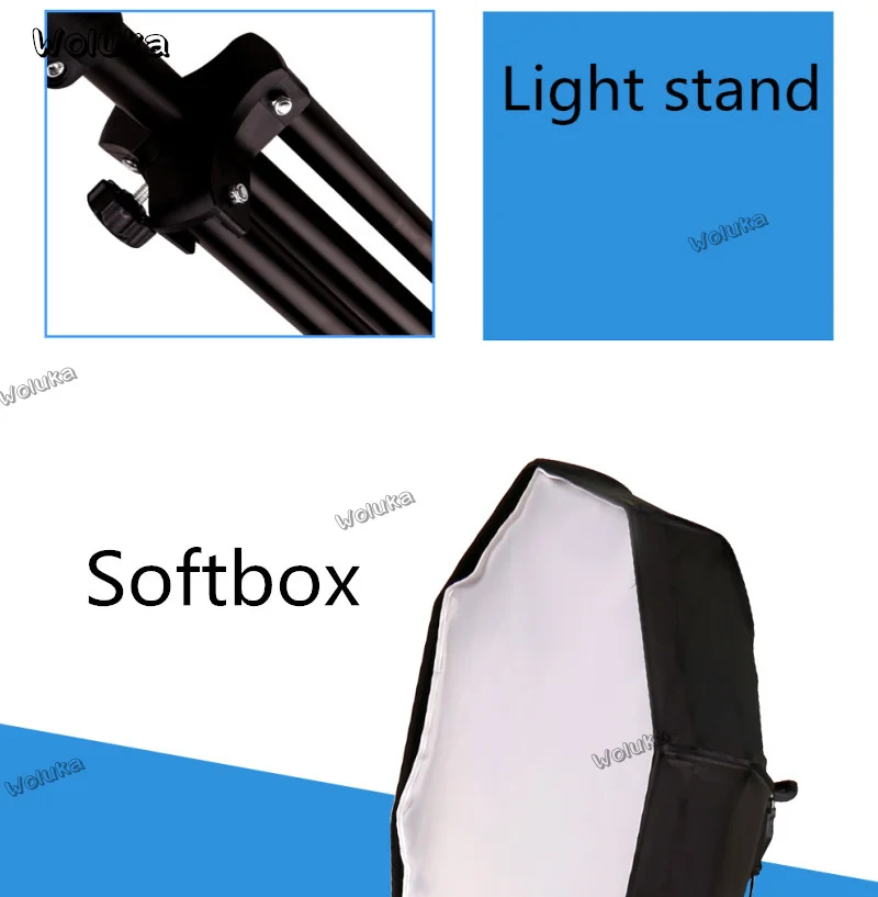LED photographic lamp octagonal top cantilever rack flexo Box Studio Clothing portrait overhead Lighting CD50 T13 | Электроника