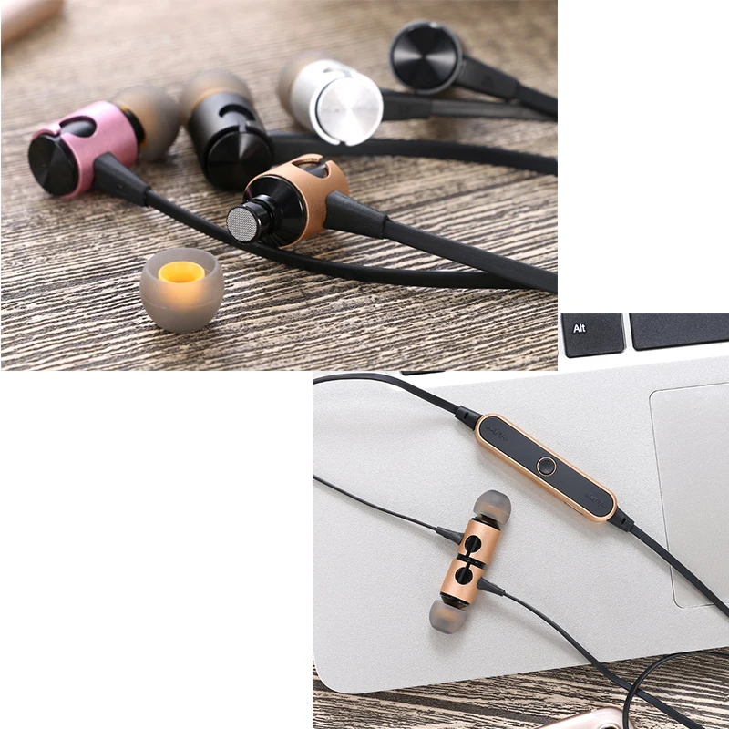 Kuman Bluetooth гарнитуры Super Bass Наушники с микрофоном вкладыши Спорт гарнитура для samsung