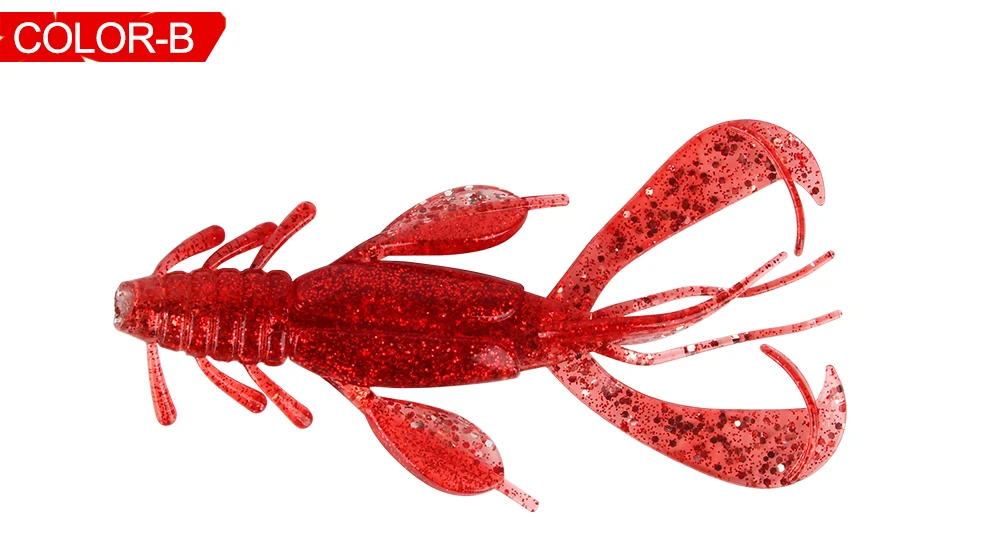 Spinpoler мягкий Пластик Раков Rage хвост Craw приманки похожая на настоящую Краб мягкие приманки рыболовные приманки 10,3 см 10,4 г, 8 цветов, 5 шт./упак