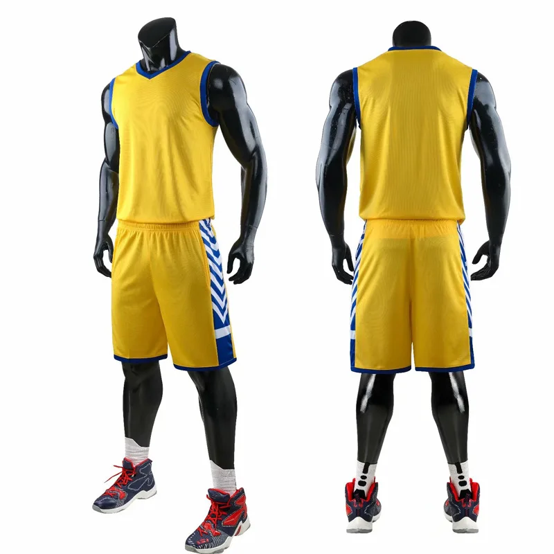 2019 баскетбольный трикотаж Детский комплект спортивной одежды для мужчин дышащая