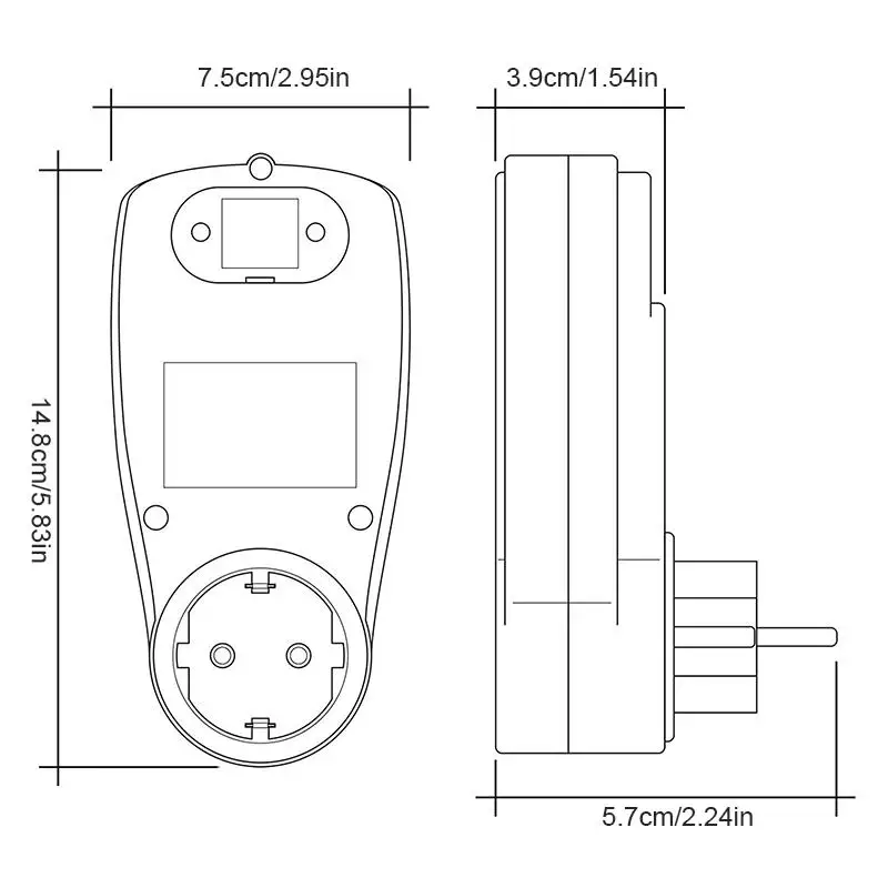 Интеллектуальный измеритель мощности переменного тока счетчик Биллинговая