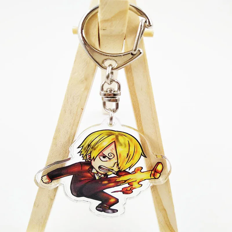 Цельный брелок Luffy Fashion аниме акриловый мультяшный подвеска игрушки унисекс