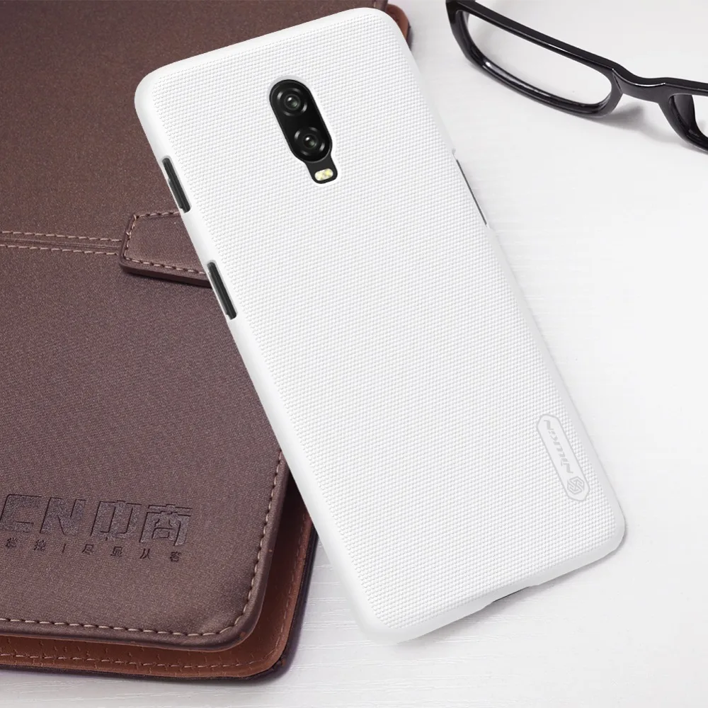 Чехол для Oneplus 6T One plus 6 T матовый чехол NILLKIN задней панели из ПК 6t A6013 1 + и держатель