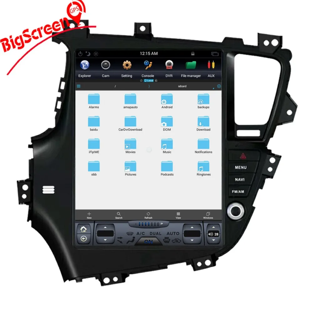 Автомагнитола 2 Din на Android 12 9 6 0 дюйма без DVD плеера GPS навигация для KIA Optima K5 2010 2013