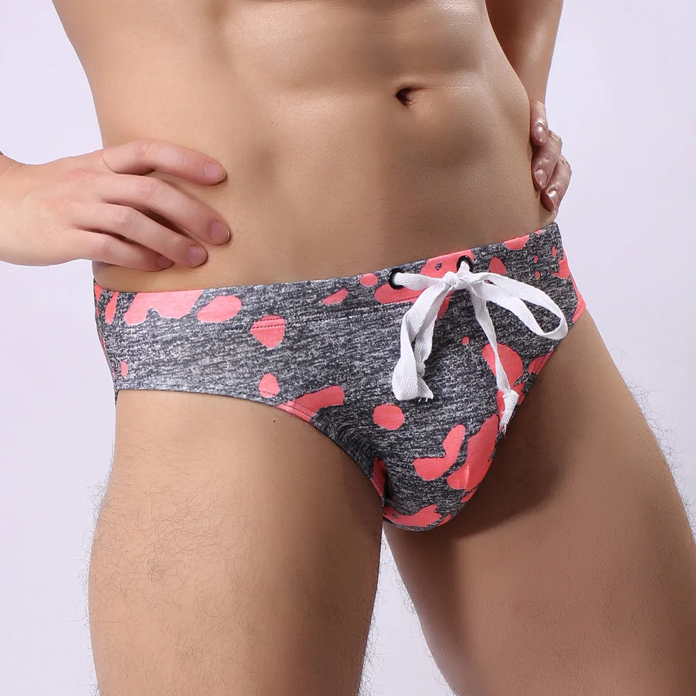 Для мужчин s камуфляжные Плавки бикини Maillot De Bain для мальчиков Плавание костюмы трусы Для мужчин Плавание костюм быстросохнущая Пляжные шорты Mayo Sunga Плавание костюмы D40