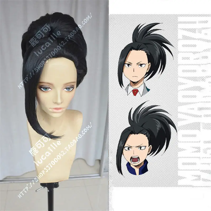 

My Hero Academia YAOYOROZU MOMO Cosplay Wig Boku no hero academia Cosplay Wig Halloween Party Wig Accessories