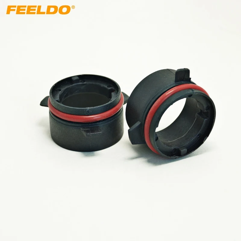 FEELDO 2 шт. автомобильные лампы переходник для BMW E39 5-серии (тип 3) D2S HID ксеноновая лампа установка ближнего света #1072