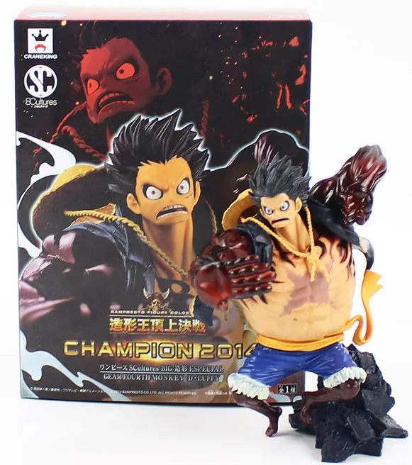 Style E in box 14-18 см одна деталь Banpresto фигурка Колизей переплетенный человек Обезьяна D Луффи кошмар Шестерня четвёртый Чемпион фигурка ПВХ модель игрушки - Цвет: Style E in box